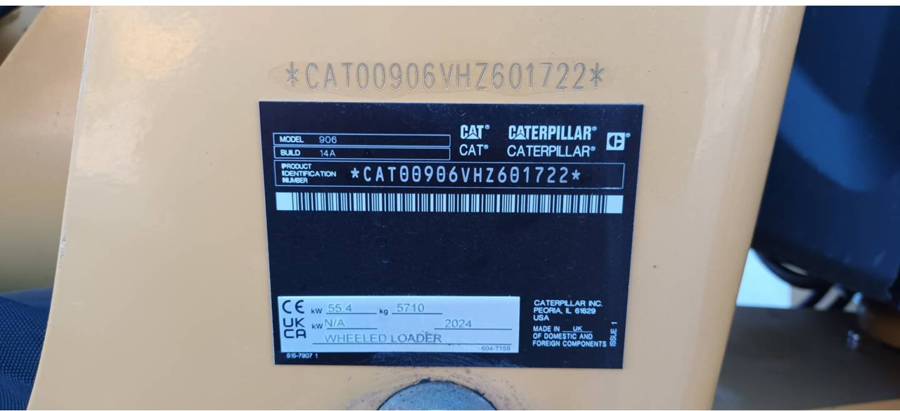 Rataslaadur CAT 906: pilt 6