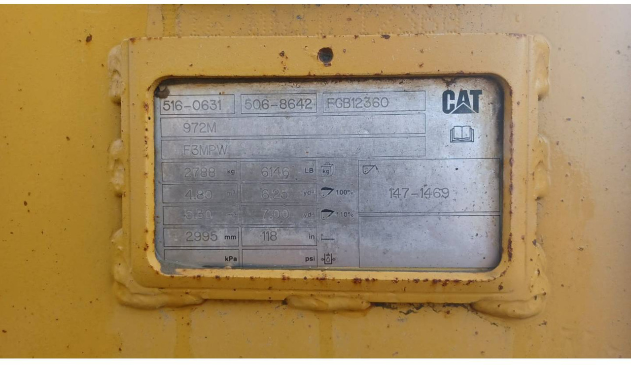 Rataslaadur CAT 972M: pilt 10 Rataslaadur CAT 972M: pilt 10