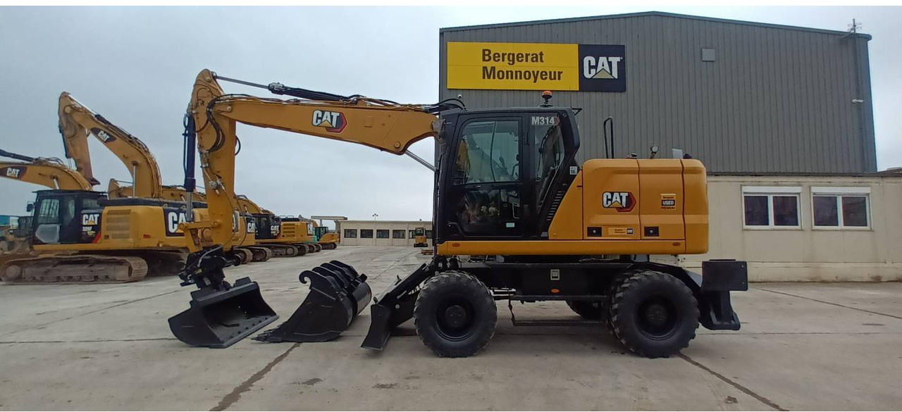 Ratastel ekskavaator CAT M314: pilt 10
