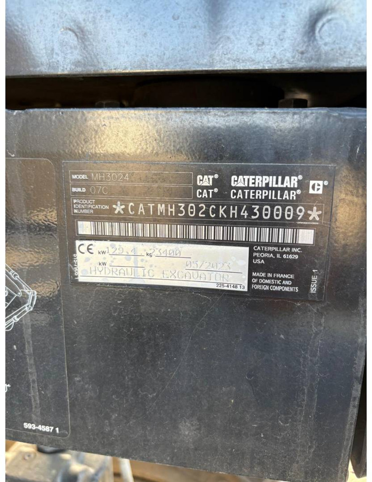 Ratastel ekskavaator CAT MH3024: pilt 6