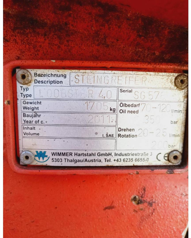WIMMER HARTSTAHL GMBH LOOBSTER 40:PINCE WIMMER - Haarats: pilt 3 WIMMER HARTSTAHL GMBH LOOBSTER 40:PINCE WIMMER - Haarats: pilt 3
