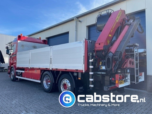 Scania R520 LB6X2*4HNB Euro 6 - Bouwjaar 2013 - Highline - Opticruise - Open box + Palfinger PK 24001-K B Autolaadkraan - Good condition ! - Madelveok/ Platvormveok, Kraanaga veoauto: pilt 5 Scania R520 LB6X2*4HNB Euro 6 - Bouwjaar 2013 - Highline - Opticruise - Open box + Palfinger PK 24001-K B Autolaadkraan - Good condition ! - Madelveok/ Platvormveok, Kraanaga veoauto: pilt 5
