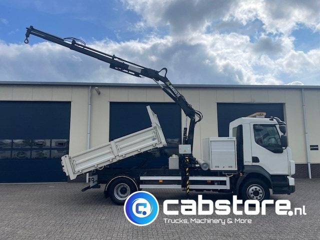 Kallurauto, Kraanaga veoauto Volvo FL 240 4x2 Euro 5 - Kipper - MKG HLK 45 a2 Autolaadkraan - Bouwjaar 2012 - APK 18-10-2025 - ORIGINAL Km 35.640 !!!! - Good condition !!: pilt 10