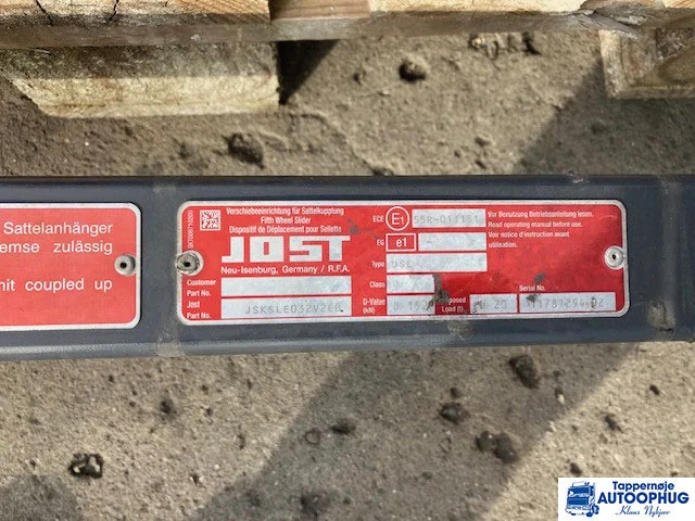 Scania JOST skammel flytbar - Sidurattad - Veoauto: pilt 5 Scania JOST skammel flytbar - Sidurattad - Veoauto: pilt 5