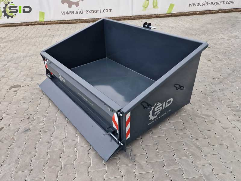 Uus Vastukaal - Vastukaal SID Kippmulde leicht Heckcontainer / Hydraulic transport box 1200 mm x 950 mm: pilt 6