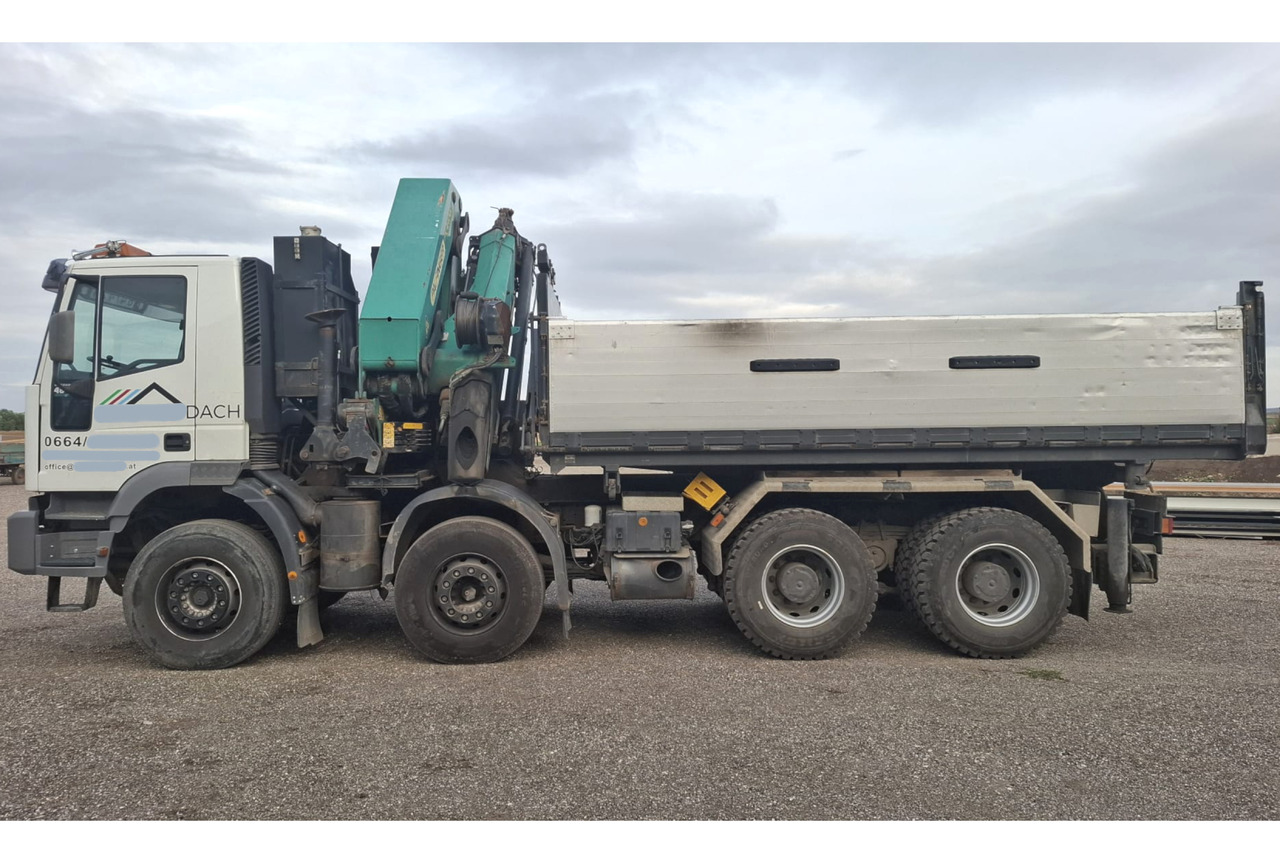 IVECO 480 EUROTRAKKER 8x4/TÜV/Palfinger PK 44002 G/MEILLER - Kallurauto, Kraanaga veoauto: pilt 1 IVECO 480 EUROTRAKKER 8x4/TÜV/Palfinger PK 44002 G/MEILLER - Kallurauto, Kraanaga veoauto: pilt 1