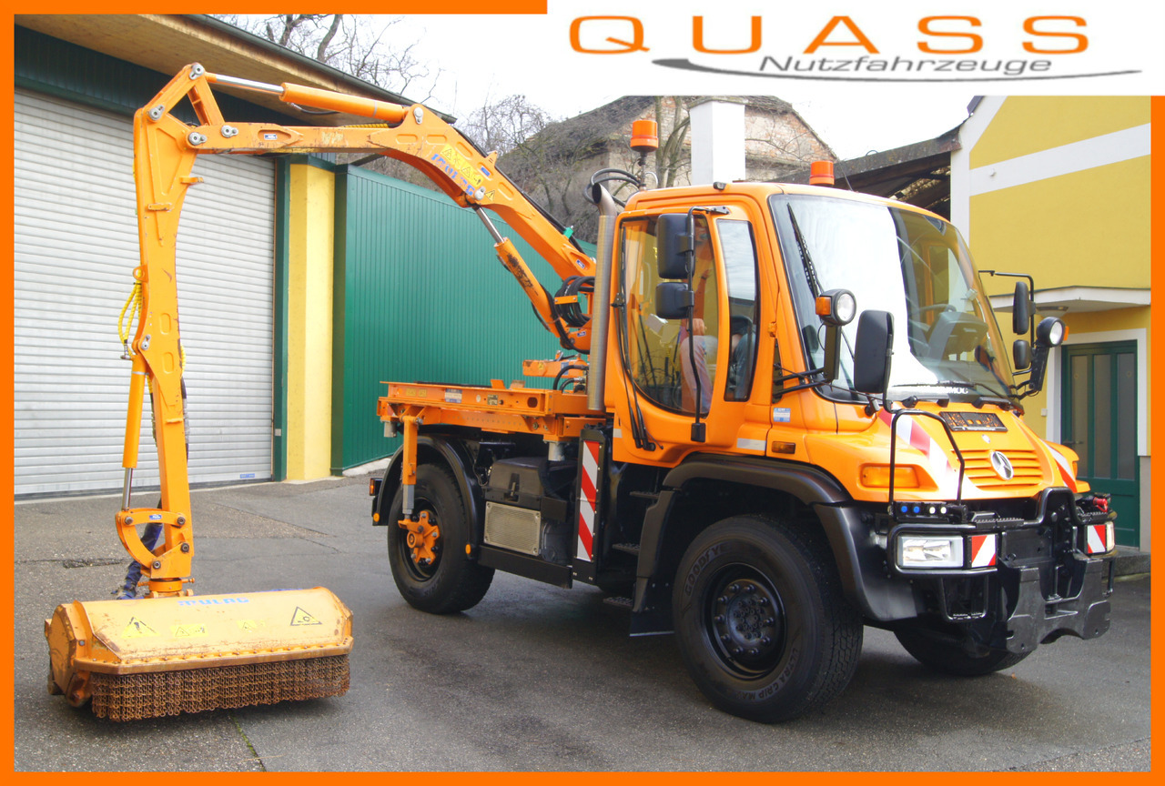 Mercedes-Benz Unimog U 400/TÜV/Hydrostat/Mähtür +MULAG MHU 800 - Kommunaal-/ Erisõiduk: pilt 1 Mercedes-Benz Unimog U 400/TÜV/Hydrostat/Mähtür +MULAG MHU 800 - Kommunaal-/ Erisõiduk: pilt 1