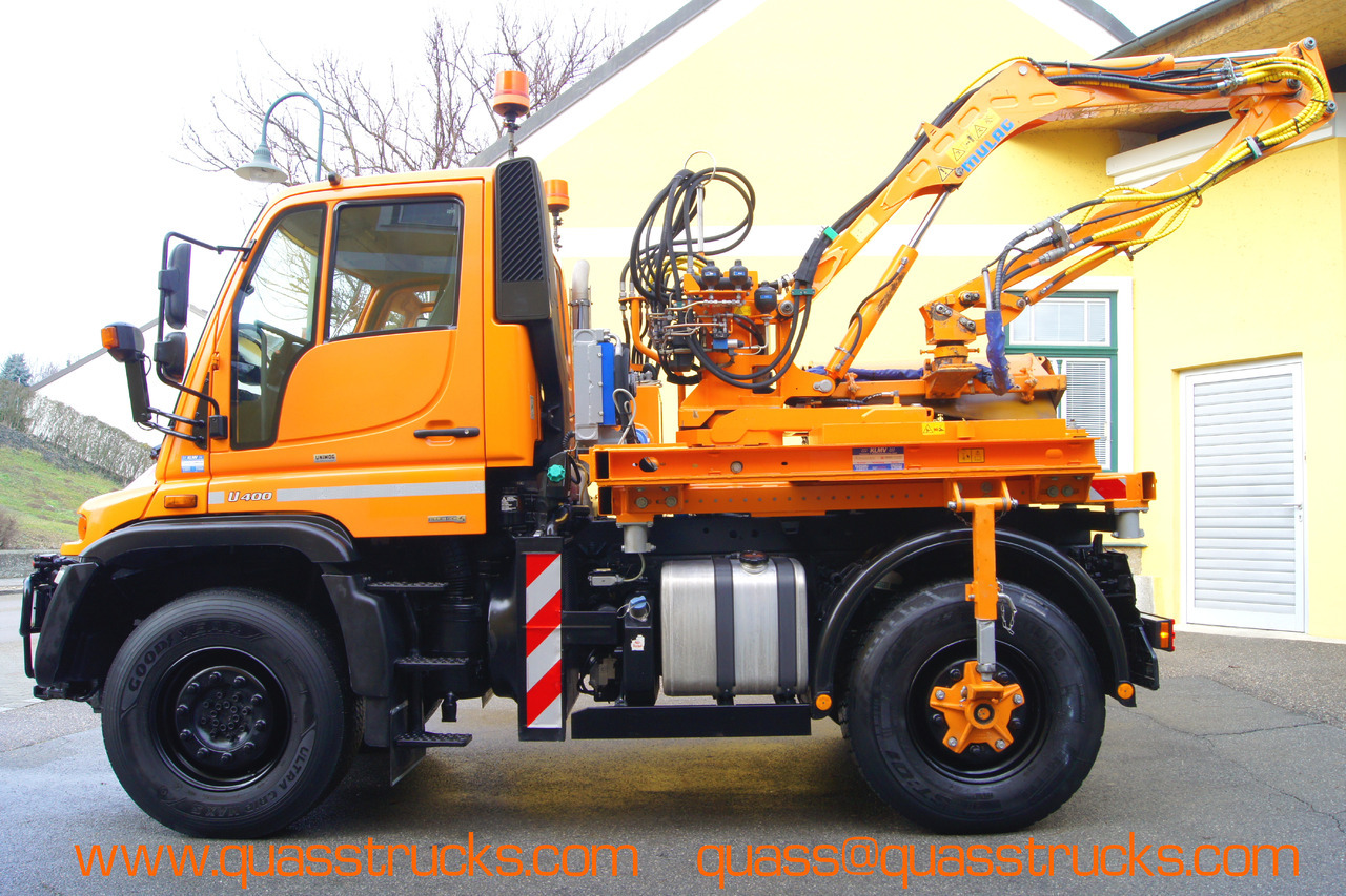 UNIMOG Unimog U 400/TÜV/Hydrostat/Mähtür +MULAG MHU 800 - Kommunaal-/ Erisõiduk: pilt 3 UNIMOG Unimog U 400/TÜV/Hydrostat/Mähtür +MULAG MHU 800 - Kommunaal-/ Erisõiduk: pilt 3