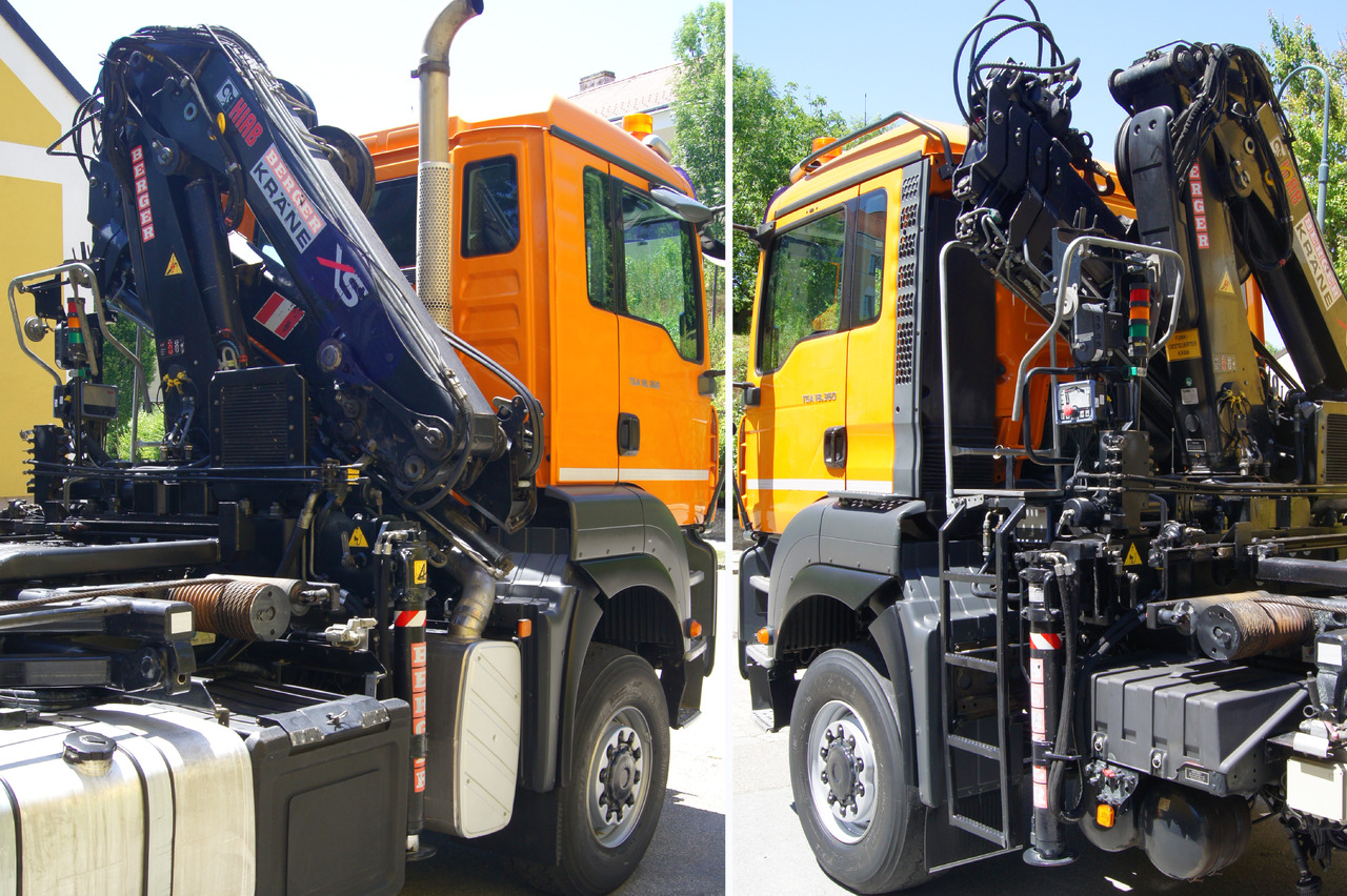Kraanaga veoauto, Kraanaga veoauto MAN TGA 18.360 BL 4x4/Euro4/TÜV/HIAB 111/MULTILIFT/Winterdienst [ Copy ]: pilt 6
