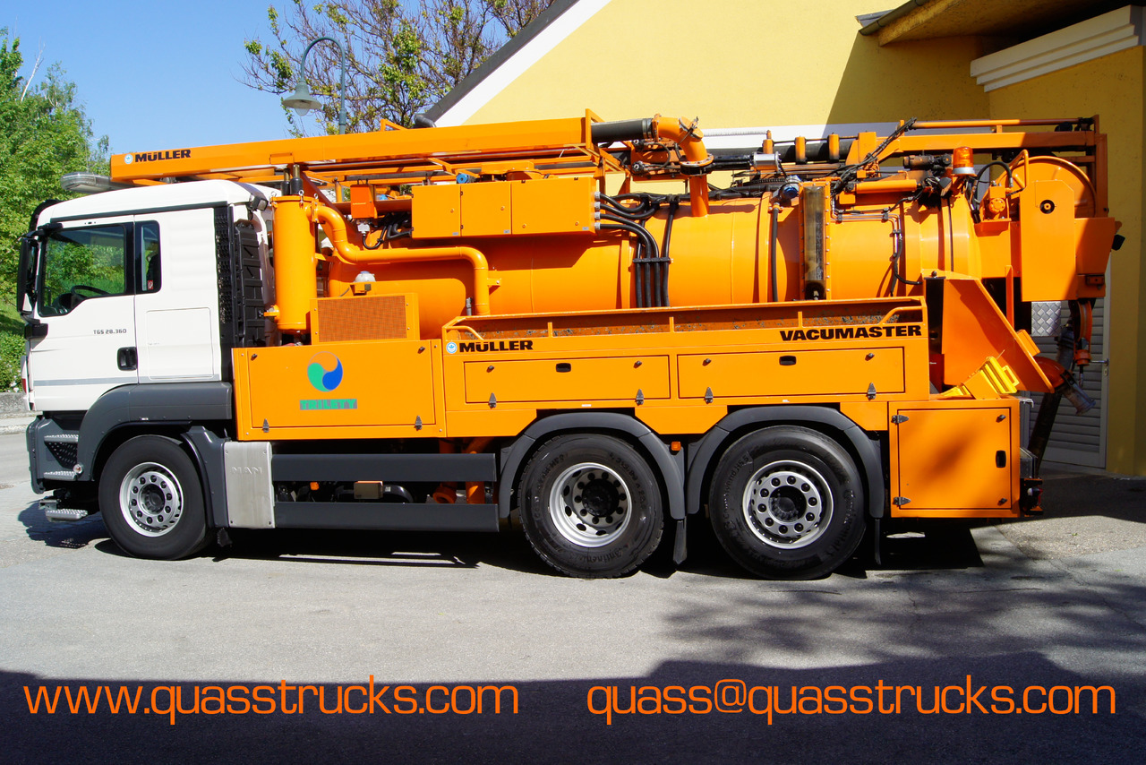 MAN TGS 28.360 BL 6x2-4/MÜLLER-KOMBI + Funk/TÜV/Euro5 - Vaakumveok: pilt 2 MAN TGS 28.360 BL 6x2-4/MÜLLER-KOMBI + Funk/TÜV/Euro5 - Vaakumveok: pilt 2