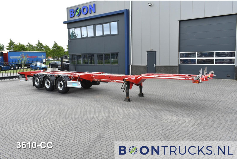 D-Tec FLEXITRAILER | 2x20-30-40-45ft HC * 2x LIFT AXLE * 2x EXTENDABLE * DISC BRAKES - Konteinerveduk/ Tõstukiga poolhaagis: pilt 4 D-Tec FLEXITRAILER | 2x20-30-40-45ft HC * 2x LIFT AXLE * 2x EXTENDABLE * DISC BRAKES - Konteinerveduk/ Tõstukiga poolhaagis: pilt 4