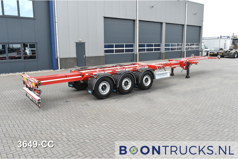 D-Tec FLEXITRAILER | 2x20-30-40-45ft HC * 2x LIFT AXLE * 2x EXTENDABLE * DISC BRAKES - Konteinerveduk/ Tõstukiga poolhaagis: pilt 2 D-Tec FLEXITRAILER | 2x20-30-40-45ft HC * 2x LIFT AXLE * 2x EXTENDABLE * DISC BRAKES - Konteinerveduk/ Tõstukiga poolhaagis: pilt 2