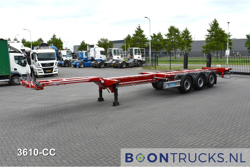 D-Tec FLEXITRAILER | 2x20-30-40-45ft HC * 2x LIFT AXLE * 2x EXTENDABLE * DISC BRAKES - Konteinerveduk/ Tõstukiga poolhaagis: pilt 5 D-Tec FLEXITRAILER | 2x20-30-40-45ft HC * 2x LIFT AXLE * 2x EXTENDABLE * DISC BRAKES - Konteinerveduk/ Tõstukiga poolhaagis: pilt 5