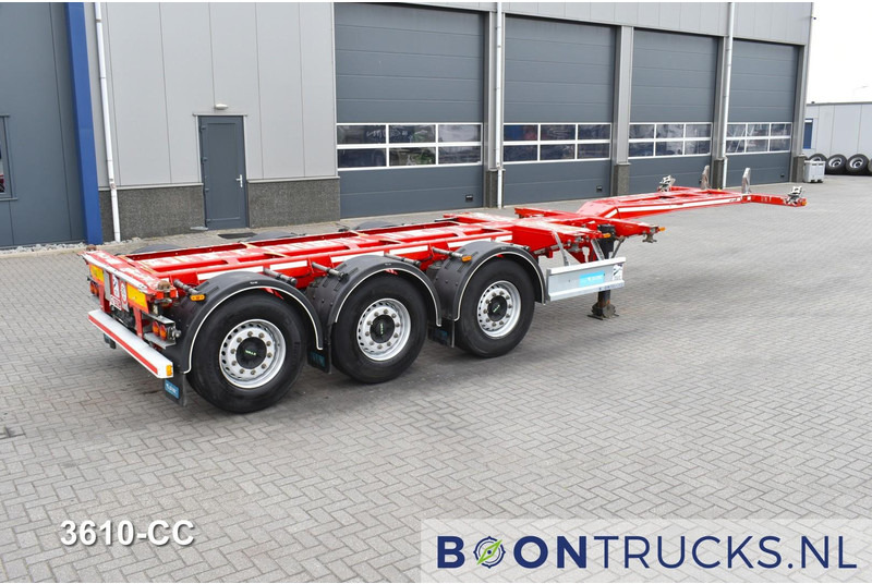 D-Tec FLEXITRAILER | 2x20-30-40-45ft HC * 2x LIFT AXLE * 2x EXTENDABLE * DISC BRAKES - Konteinerveduk/ Tõstukiga poolhaagis: pilt 1 D-Tec FLEXITRAILER | 2x20-30-40-45ft HC * 2x LIFT AXLE * 2x EXTENDABLE * DISC BRAKES - Konteinerveduk/ Tõstukiga poolhaagis: pilt 1