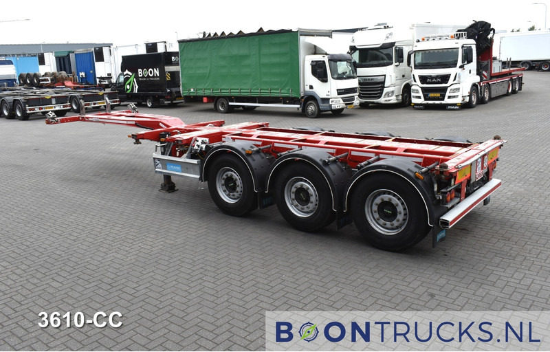 D-Tec FLEXITRAILER | 2x20-30-40-45ft HC * 2x LIFT AXLE * 2x EXTENDABLE * DISC BRAKES - Konteinerveduk/ Tõstukiga poolhaagis: pilt 3 D-Tec FLEXITRAILER | 2x20-30-40-45ft HC * 2x LIFT AXLE * 2x EXTENDABLE * DISC BRAKES - Konteinerveduk/ Tõstukiga poolhaagis: pilt 3
