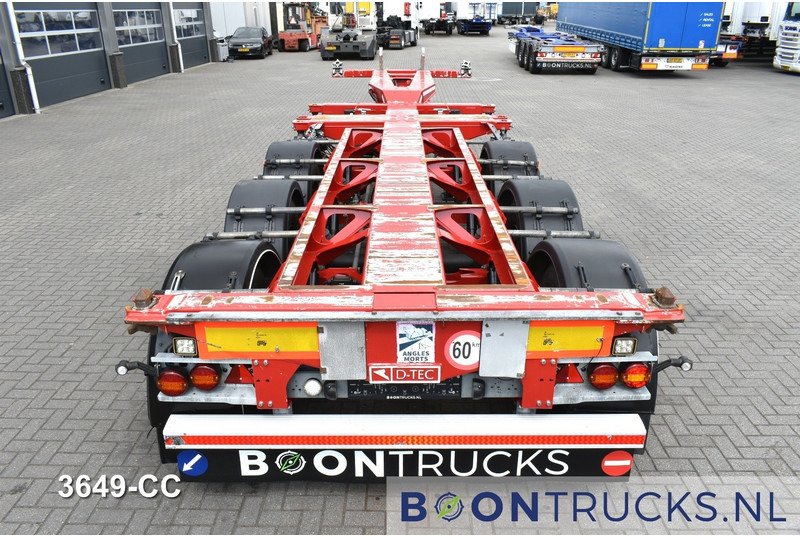 D-Tec FLEXITRAILER | 2x20-30-40-45ft HC * 2x LIFT AXLE * 2x EXTENDABLE * NL TRAILER * APK 09-2026 liising D-Tec FLEXITRAILER | 2x20-30-40-45ft HC * 2x LIFT AXLE * 2x EXTENDABLE * NL TRAILER * APK 09-2026: pilt 6