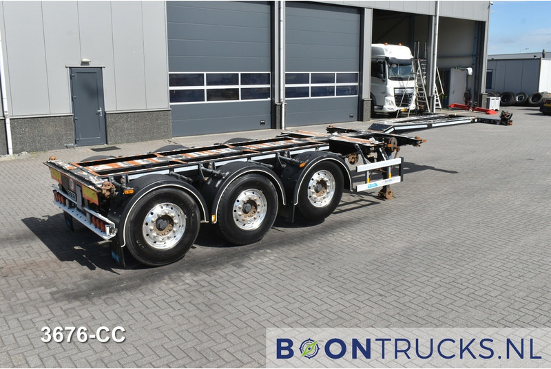 D-Tec FLEXITRAILER | 2x20-30-40-45ft HC * MB / DISC * ALCOA * 2x EXTENDABLE - Konteinerveduk/ Tõstukiga poolhaagis: pilt 1 D-Tec FLEXITRAILER | 2x20-30-40-45ft HC * MB / DISC * ALCOA * 2x EXTENDABLE - Konteinerveduk/ Tõstukiga poolhaagis: pilt 1