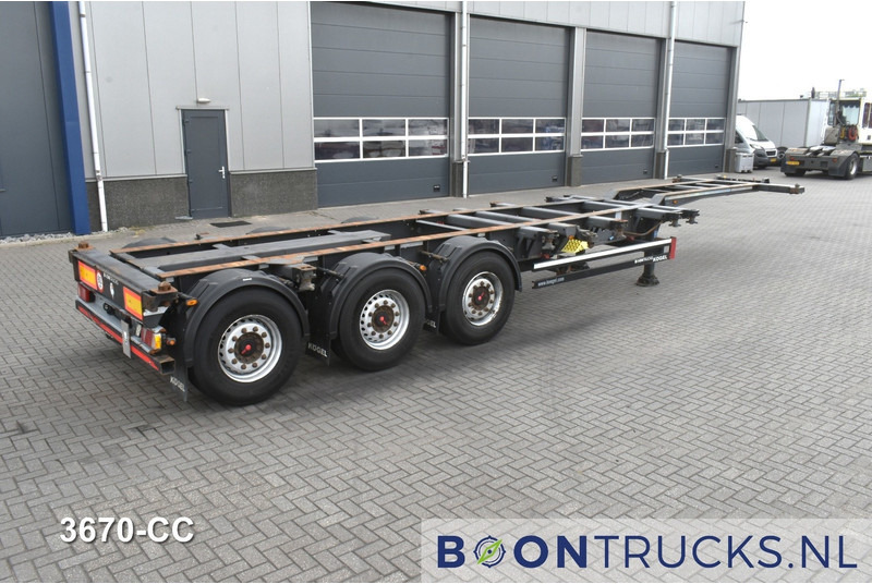 Kögel PORT 40 SIMPLEX 20 | 2x20-30-40ft HC * LIFT AXLE * SAF / DISC * EXTENDABLE REAR * MOT 02-2026 - Konteinerveduk/ Tõstukiga poolhaagis: pilt 1 Kögel PORT 40 SIMPLEX 20 | 2x20-30-40ft HC * LIFT AXLE * SAF / DISC * EXTENDABLE REAR * MOT 02-2026 - Konteinerveduk/ Tõstukiga poolhaagis: pilt 1