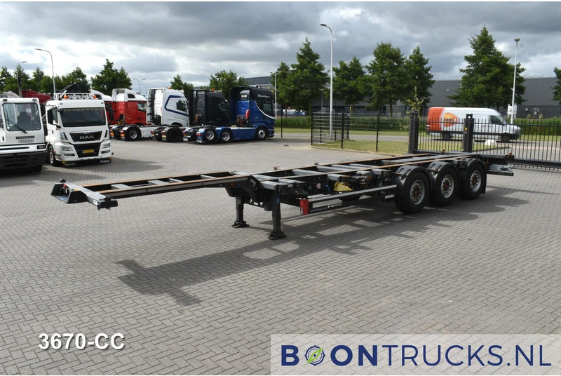 Kögel PORT 40 SIMPLEX 20 | 2x20-30-40ft HC * LIFT AXLE * SAF / DISC * EXTENDABLE REAR * MOT 02-2026 - Konteinerveduk/ Tõstukiga poolhaagis: pilt 5 Kögel PORT 40 SIMPLEX 20 | 2x20-30-40ft HC * LIFT AXLE * SAF / DISC * EXTENDABLE REAR * MOT 02-2026 - Konteinerveduk/ Tõstukiga poolhaagis: pilt 5