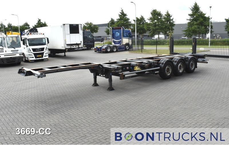 Kögel PORT 40 SIMPLEX 20 2x20-30-40ft HC * LIFT AXLE * SAF / DISC * EXTENDABLE REAR - Konteinerveduk/ Tõstukiga poolhaagis: pilt 5 Kögel PORT 40 SIMPLEX 20 2x20-30-40ft HC * LIFT AXLE * SAF / DISC * EXTENDABLE REAR - Konteinerveduk/ Tõstukiga poolhaagis: pilt 5