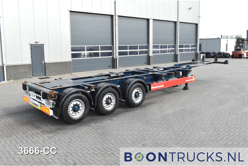 Krone SD BOX LINER | 2x20-40-45ft HC * LIFT AXLE * BPW/DISC * EXTENDABLE REAR * 10x AVAILABLE - Konteinerveduk/ Tõstukiga poolhaagis: pilt 1 Krone SD BOX LINER | 2x20-40-45ft HC * LIFT AXLE * BPW/DISC * EXTENDABLE REAR * 10x AVAILABLE - Konteinerveduk/ Tõstukiga poolhaagis: pilt 1