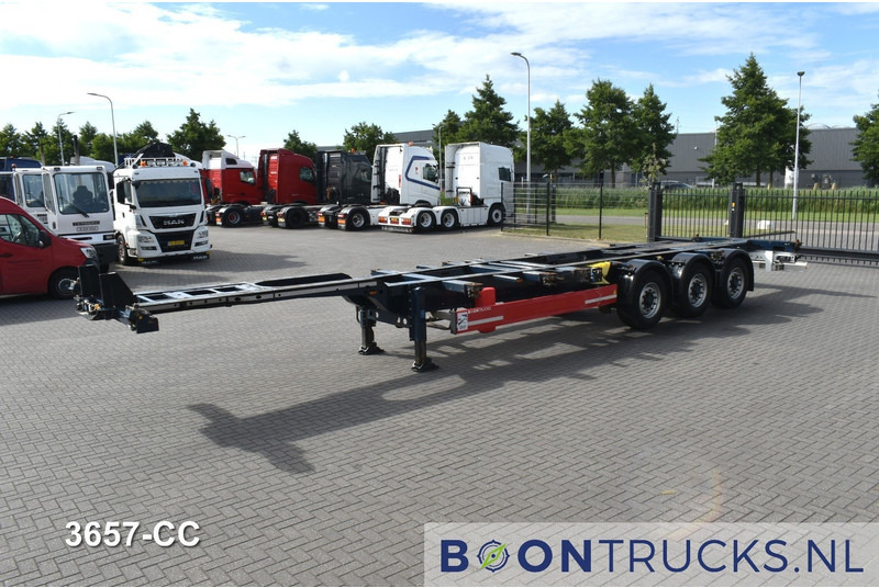 Krone SD BOX LINER | 2x20-40-45ft HC * LIFT AXLE * BPW/DISC * EXTENDABLE REAR * 10x AVAILABLE - Konteinerveduk/ Tõstukiga poolhaagis: pilt 4 Krone SD BOX LINER | 2x20-40-45ft HC * LIFT AXLE * BPW/DISC * EXTENDABLE REAR * 10x AVAILABLE - Konteinerveduk/ Tõstukiga poolhaagis: pilt 4