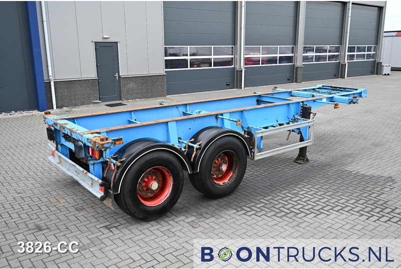 Schweriner Nutzfahrzeuge CS 20 CHASSIS | 20ft * STEEL SUSPENSION * BPW / DRUM * 9x AVAILABLE - Konteinerveduk/ Tõstukiga poolhaagis: pilt 1 Schweriner Nutzfahrzeuge CS 20 CHASSIS | 20ft * STEEL SUSPENSION * BPW / DRUM * 9x AVAILABLE - Konteinerveduk/ Tõstukiga poolhaagis: pilt 1