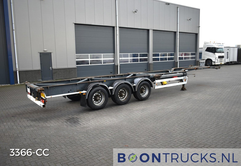 Van Hool 3B2015 FIXED CHASSIS | 2x20-40ft HC * 4600 Kg * NL TRAILER - Konteinerveduk/ Tõstukiga poolhaagis: pilt 1 Van Hool 3B2015 FIXED CHASSIS | 2x20-40ft HC * 4600 Kg * NL TRAILER - Konteinerveduk/ Tõstukiga poolhaagis: pilt 1