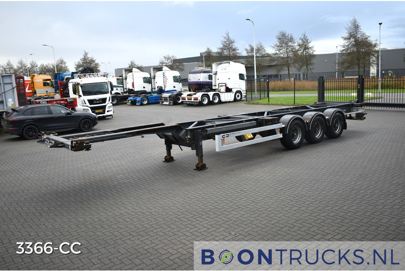 Van Hool 3B2015 FIXED CHASSIS | 2x20-40ft HC * 4600 Kg * NL TRAILER - Konteinerveduk/ Tõstukiga poolhaagis: pilt 4 Van Hool 3B2015 FIXED CHASSIS | 2x20-40ft HC * 4600 Kg * NL TRAILER - Konteinerveduk/ Tõstukiga poolhaagis: pilt 4