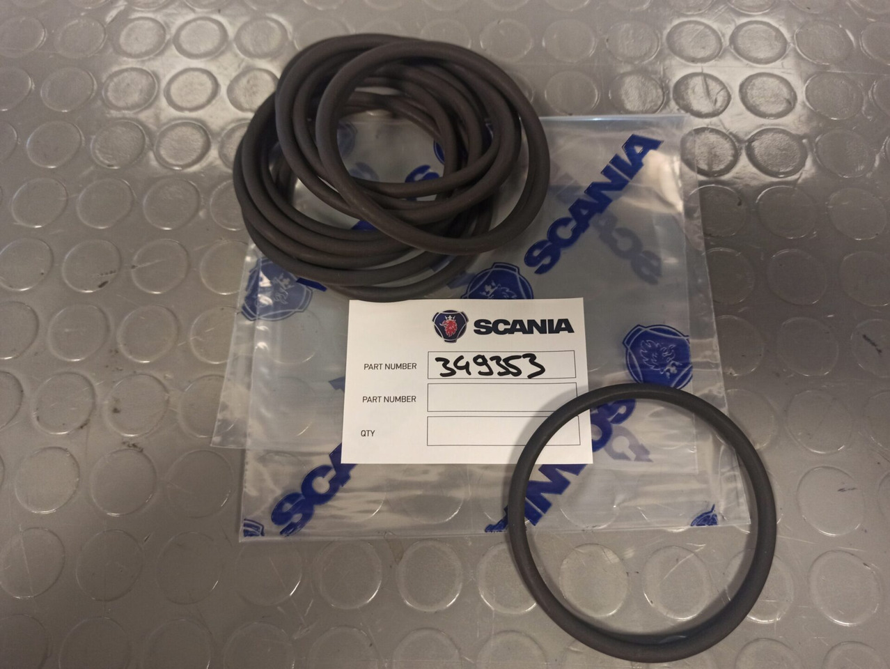 SCANIA O-RING 349353 - Kolvid/ Rõngad/ Puksid - Veoauto: pilt 1 SCANIA O-RING 349353 - Kolvid/ Rõngad/ Puksid - Veoauto: pilt 1