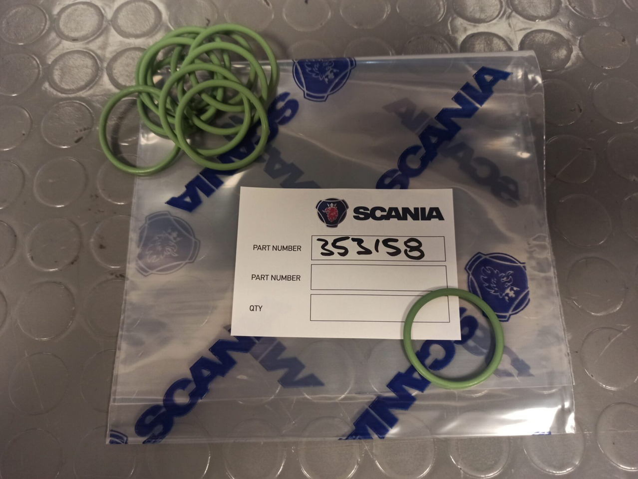 SCANIA O-RING 353158 - Kolvid/ Rõngad/ Puksid - Veoauto: pilt 1 SCANIA O-RING 353158 - Kolvid/ Rõngad/ Puksid - Veoauto: pilt 1