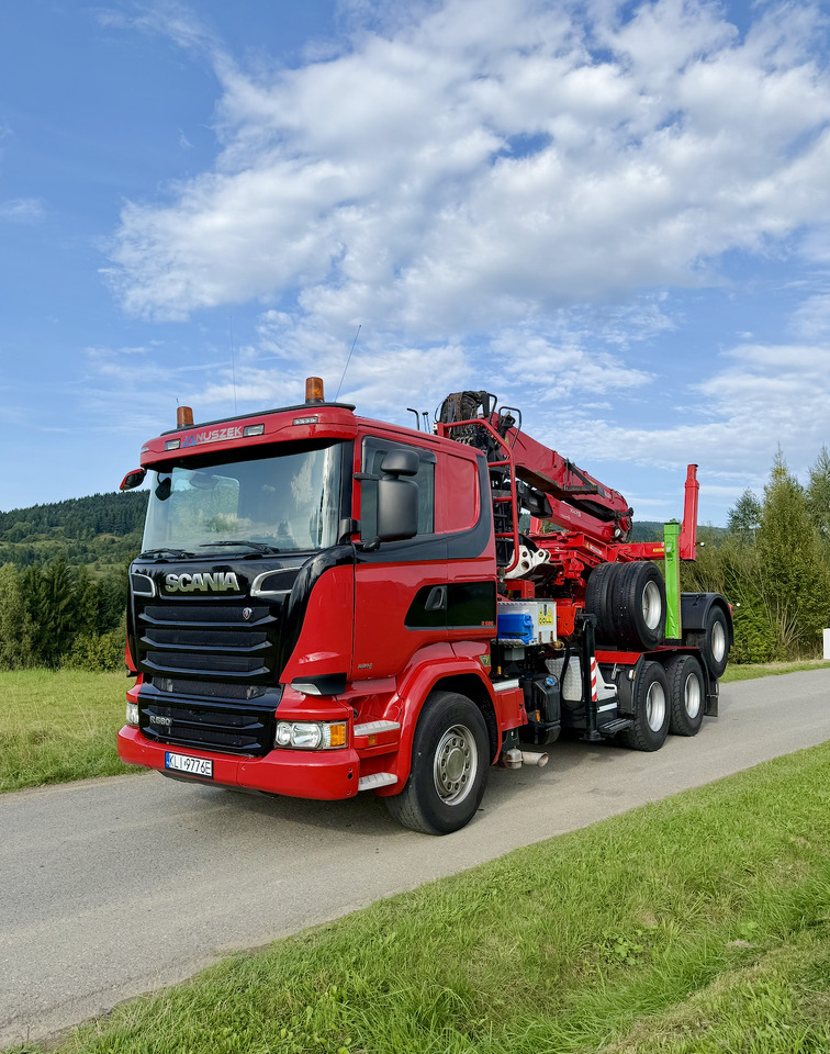 SCANIA R580 - Metsaveok, Kraanaga veoauto: pilt 1 SCANIA R580 - Metsaveok, Kraanaga veoauto: pilt 1