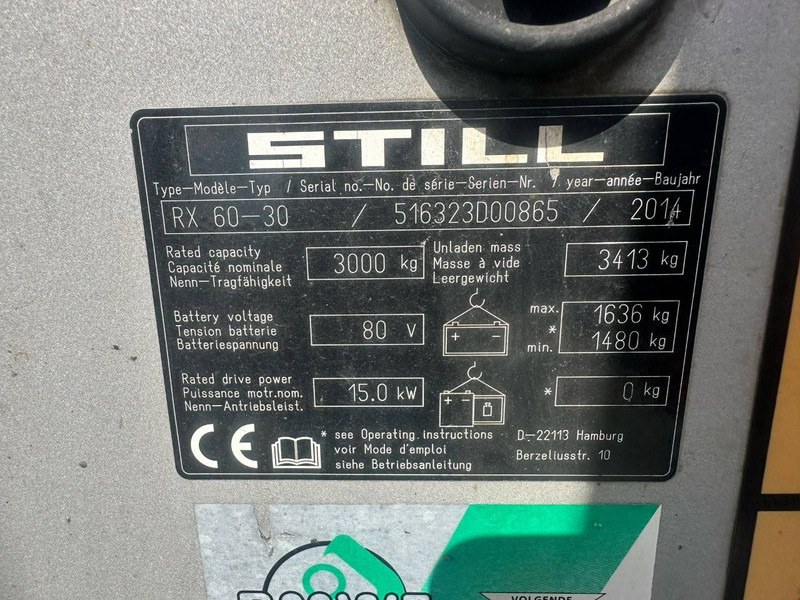 Still RX 60-30 - Elektritõstuk: pilt 4 Still RX 60-30 - Elektritõstuk: pilt 4
