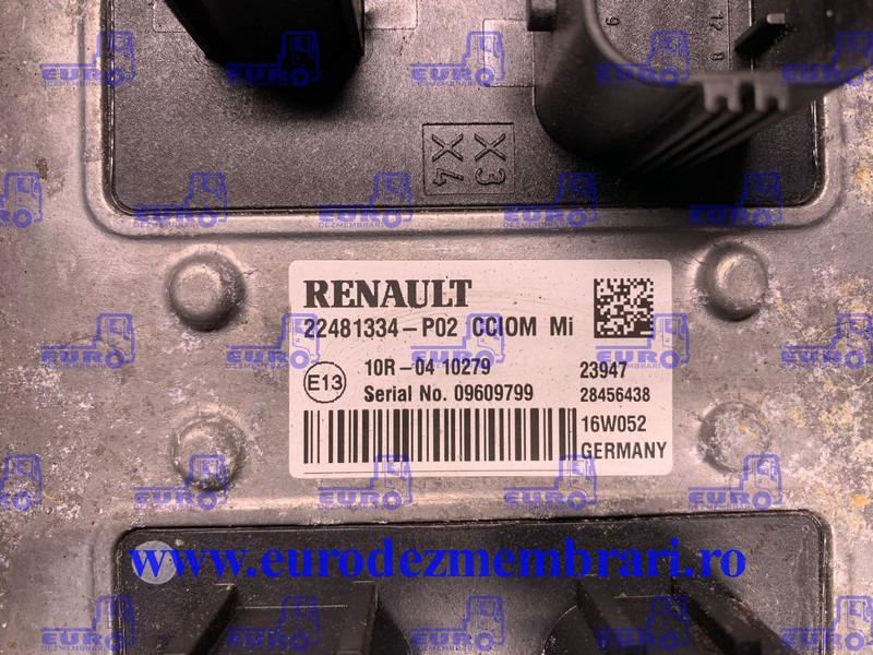 CALCULATOR CCIOM RENAULT T MEGA 22481334 - Mootori juhtimisseade - Veoauto: pilt 2 CALCULATOR CCIOM RENAULT T MEGA 22481334 - Mootori juhtimisseade - Veoauto: pilt 2