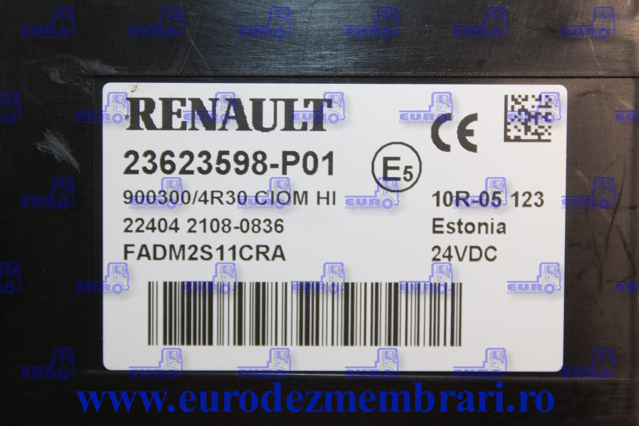 CALCULATOR CIOM HI RENAULT T 23623598 - Mootori juhtimisseade - Veoauto: pilt 3 CALCULATOR CIOM HI RENAULT T 23623598 - Mootori juhtimisseade - Veoauto: pilt 3