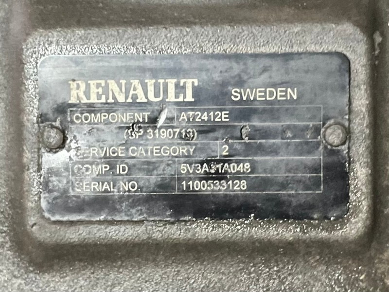 CUTIE DE VITEZE AUTOMATA RENAULT T AT2412E 3190713 - Käigukast - Veoauto: pilt 5 CUTIE DE VITEZE AUTOMATA RENAULT T AT2412E 3190713 - Käigukast - Veoauto: pilt 5