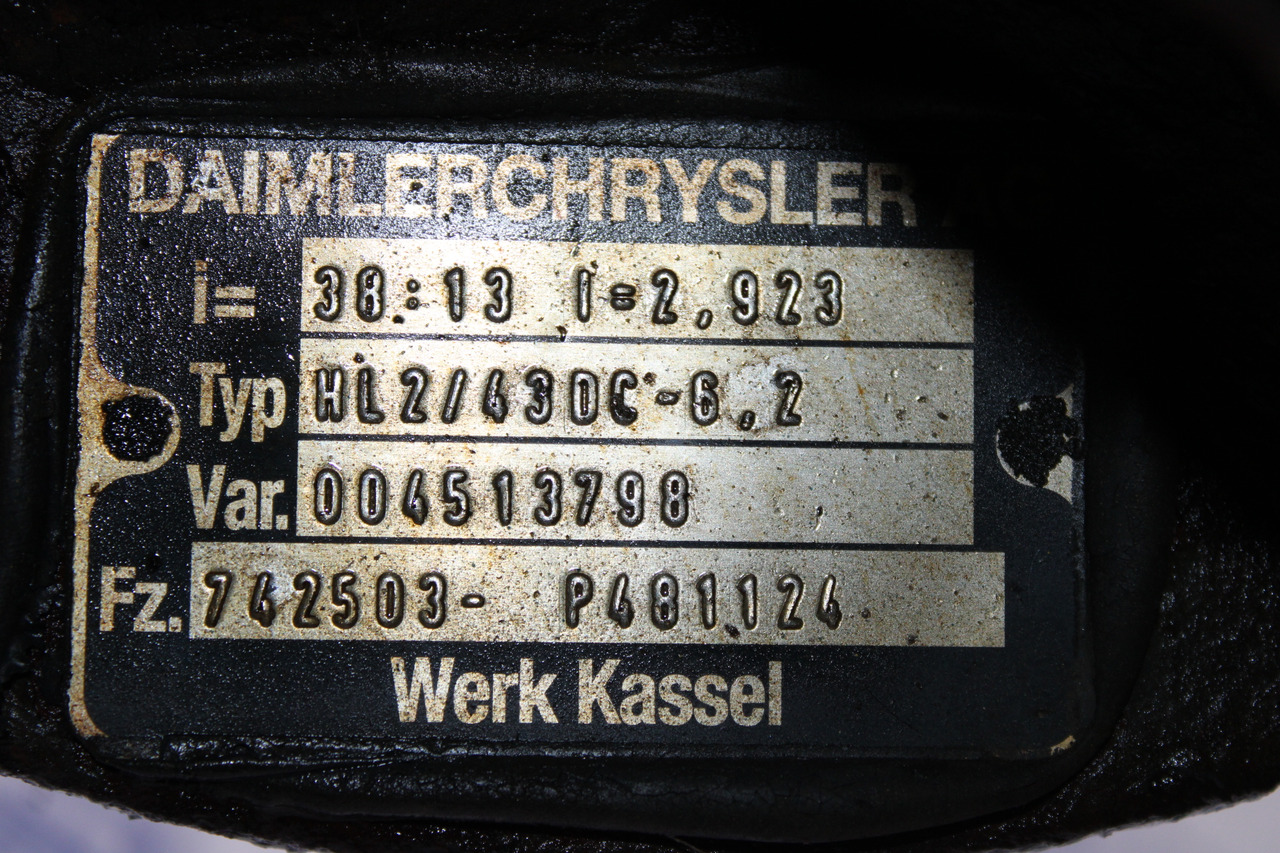 DIFERENTIAL MERCEDES ATEGO R=38:13 HL2 006503790 - Diferentsiaalvarustus - Veoauto: pilt 3 DIFERENTIAL MERCEDES ATEGO R=38:13 HL2 006503790 - Diferentsiaalvarustus - Veoauto: pilt 3