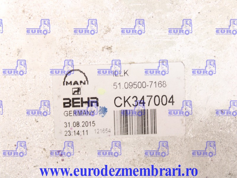 RADIATOR INTERCOOLER MAN D26 51.09500.7168, 51.09500.7196, 51.09500.7160, 51.09500.7151, 51.09500.7147 - Sisejahutus - Veoauto: pilt 2 RADIATOR INTERCOOLER MAN D26 51.09500.7168, 51.09500.7196, 51.09500.7160, 51.09500.7151, 51.09500.7147 - Sisejahutus - Veoauto: pilt 2