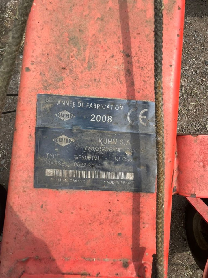 Kuhn GF5001MH - Kaarutaja/ Reha: pilt 3 Kuhn GF5001MH - Kaarutaja/ Reha: pilt 3