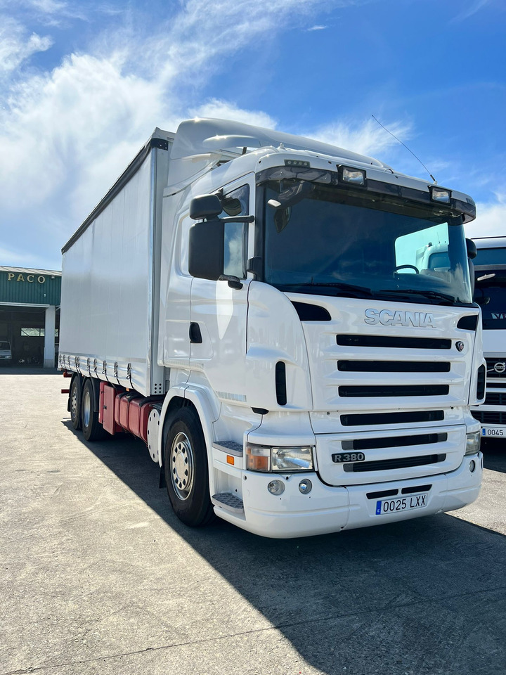 CAMION SCANIA 380 CON CARRETILLA MOFFET M4 - Tent veoauto: pilt 2 CAMION SCANIA 380 CON CARRETILLA MOFFET M4 - Tent veoauto: pilt 2