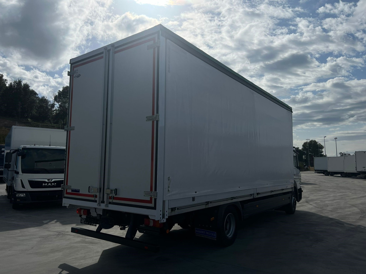 MERCEDES BENZ 15.30L Atego E6 (Semitauliner) - Tent veoauto: pilt 4 MERCEDES BENZ 15.30L Atego E6 (Semitauliner) - Tent veoauto: pilt 4