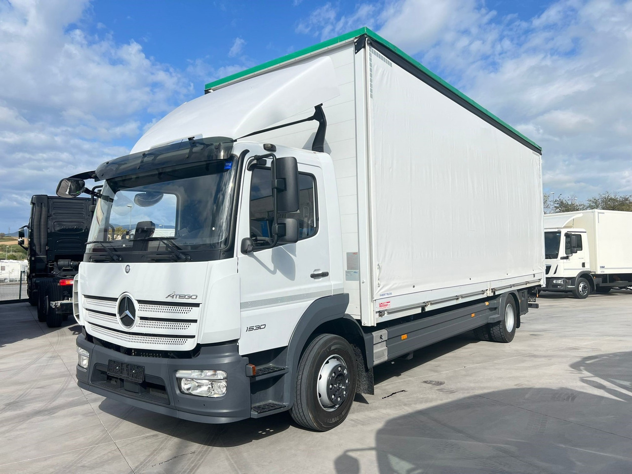 MERCEDES BENZ 15.30L Atego E6 (Semitauliner) - Tent veoauto: pilt 1 MERCEDES BENZ 15.30L Atego E6 (Semitauliner) - Tent veoauto: pilt 1