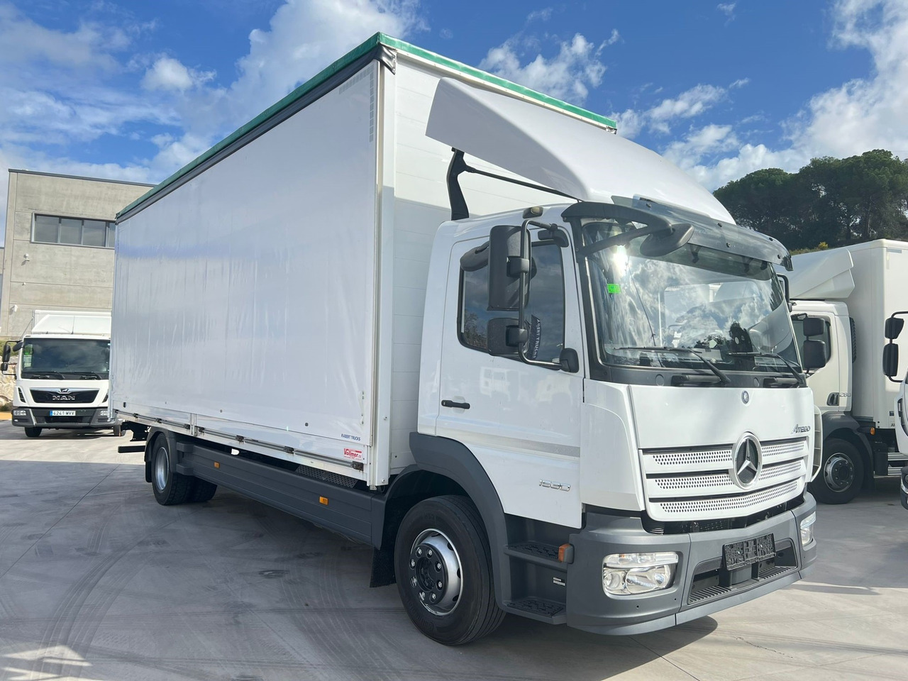 MERCEDES BENZ 15.30L Atego E6 (Semitauliner) - Tent veoauto: pilt 2 MERCEDES BENZ 15.30L Atego E6 (Semitauliner) - Tent veoauto: pilt 2