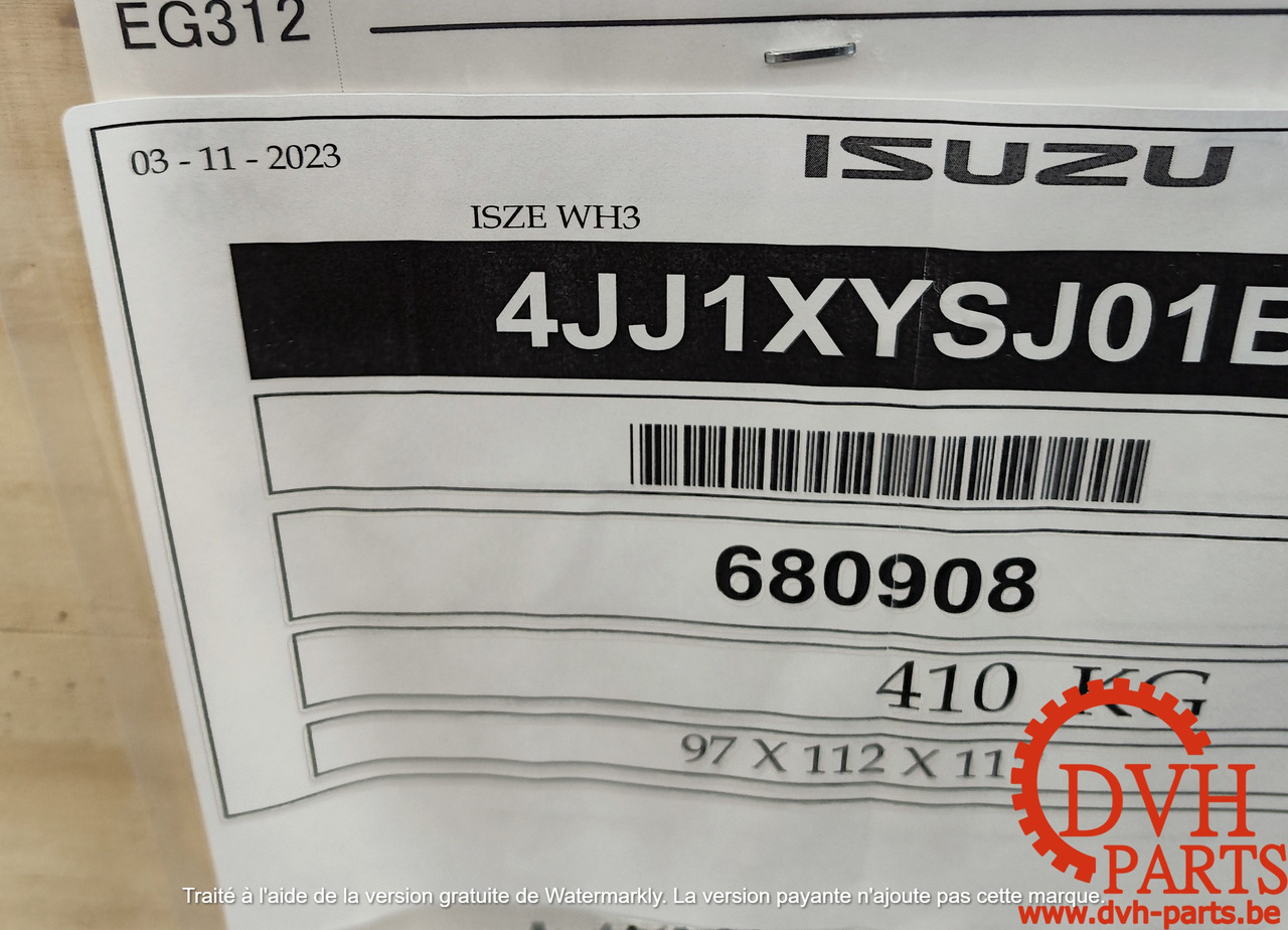 ISUZU 4JJ1-XYSJ-01B - Mootor - Lintekskavaator: pilt 1 ISUZU 4JJ1-XYSJ-01B - Mootor - Lintekskavaator: pilt 1