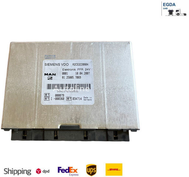 MAN SIEMENS VDO Elektronik FFR 81.25805.7069 A2C53220804 - Mootori juhtimisseade: pilt 1 MAN SIEMENS VDO Elektronik FFR 81.25805.7069 A2C53220804 - Mootori juhtimisseade: pilt 1