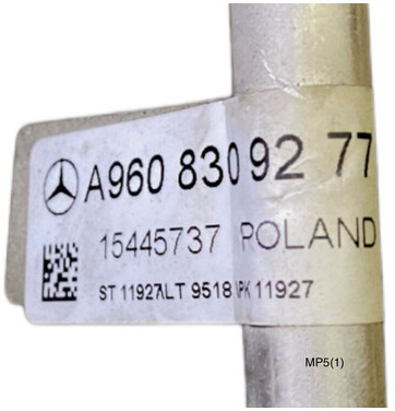 Mercedes-Benz MP5 - Kliimaseadme osa: pilt 2 Mercedes-Benz MP5 - Kliimaseadme osa: pilt 2