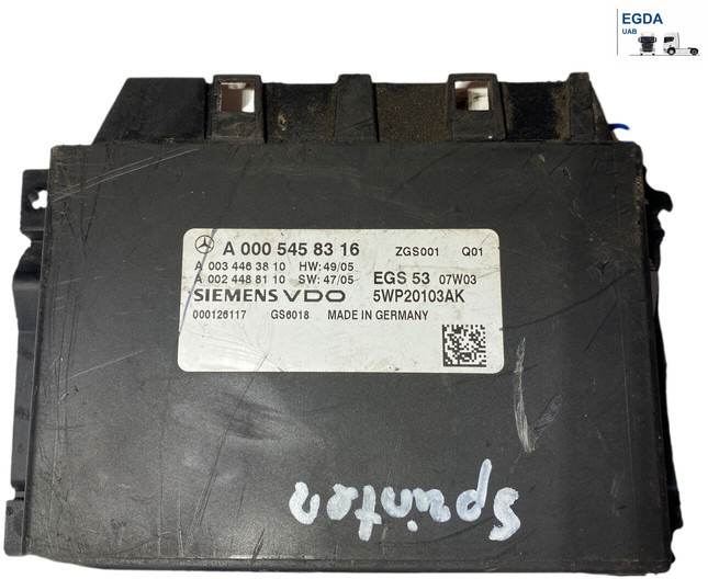 Mercedes-Benz SPRINTER - Mootori juhtimisseade: pilt 1 Mercedes-Benz SPRINTER - Mootori juhtimisseade: pilt 1