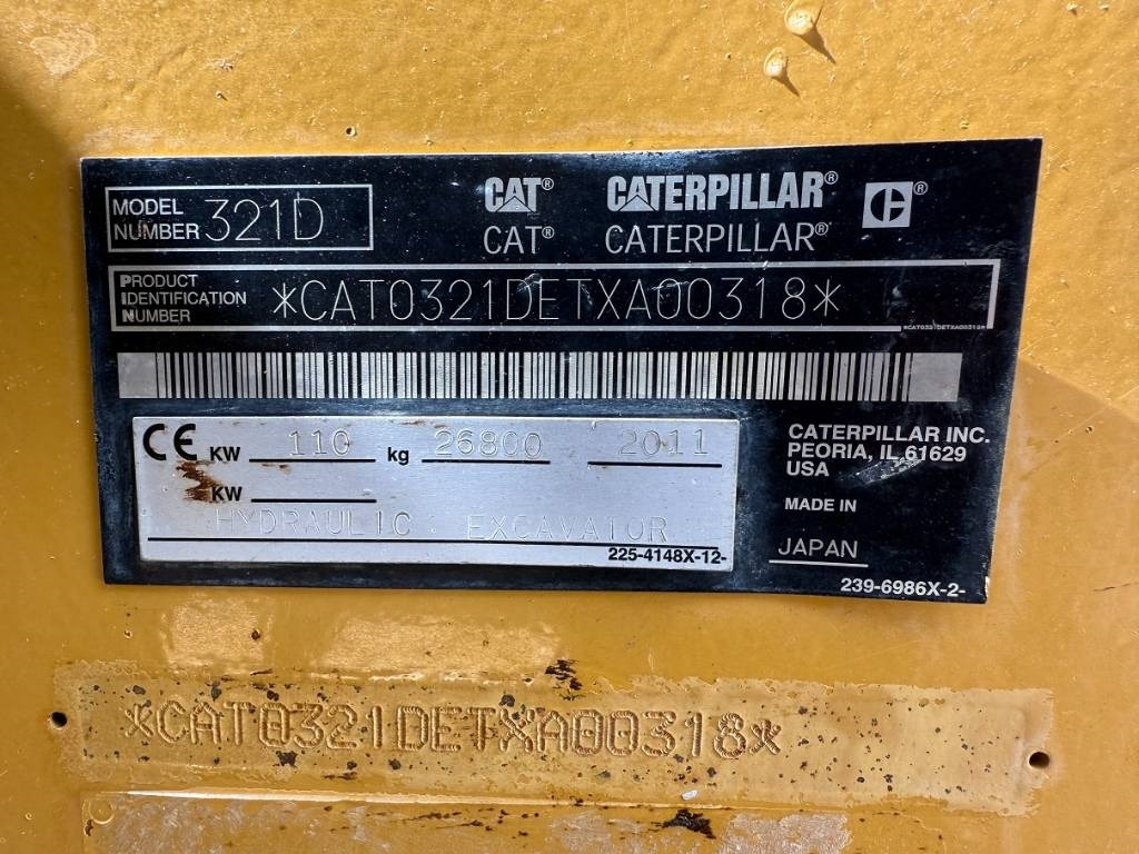 CAT 321 D LCR - Lintekskavaator: pilt 3 CAT 321 D LCR - Lintekskavaator: pilt 3