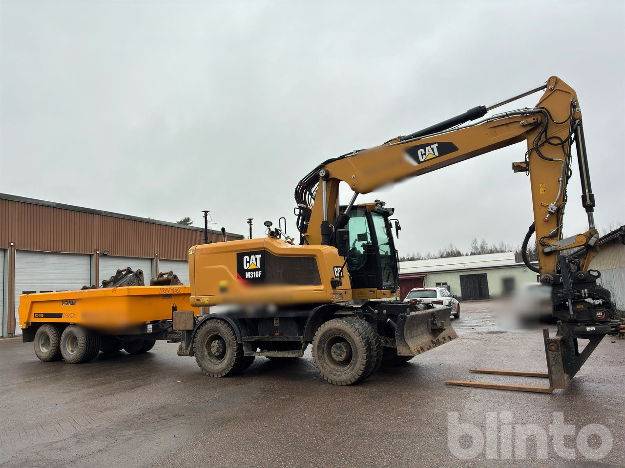 CAT M316F - Ratastel ekskavaator: pilt 4 CAT M316F - Ratastel ekskavaator: pilt 4