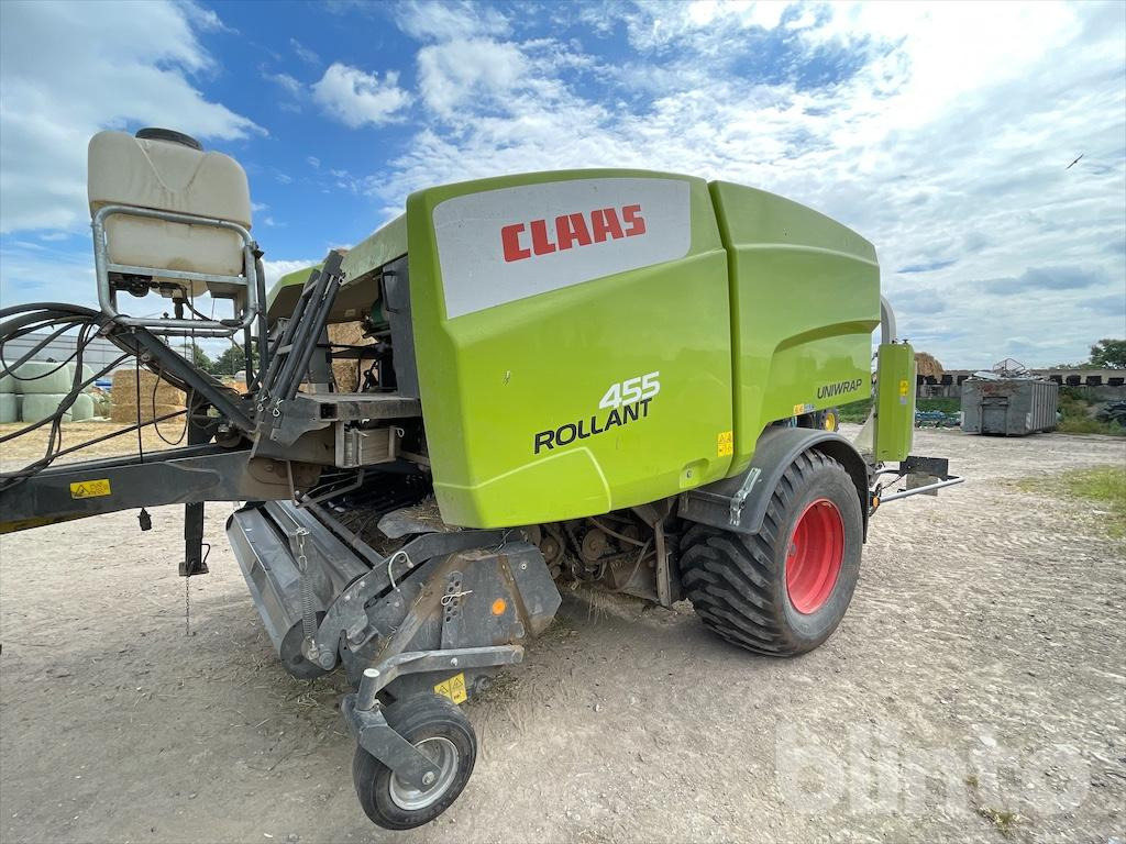 CLAAS 455 Rollant Uniwrap - Heinapress, ümmargune: pilt 1 CLAAS 455 Rollant Uniwrap - Heinapress, ümmargune: pilt 1